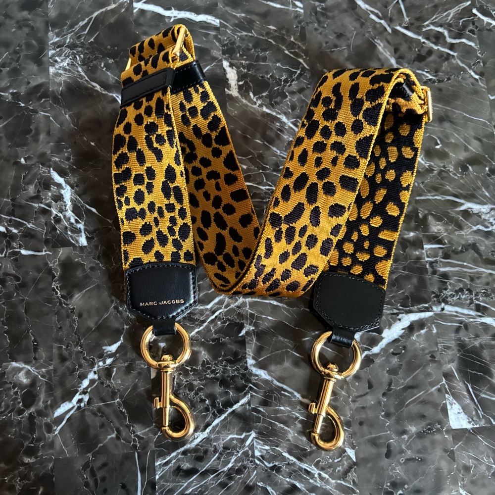 Marc Jacobs Novelty Bag Strap Animal Print Leopard Print